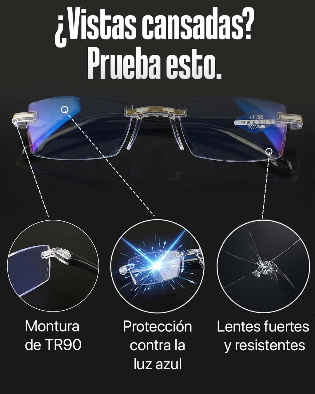 Combo 2 Gafas Tr90 Fotocromatica