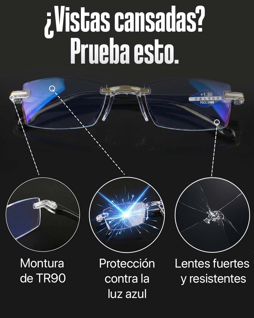 Combo 2 Gafas Tr90 Fotocromatica