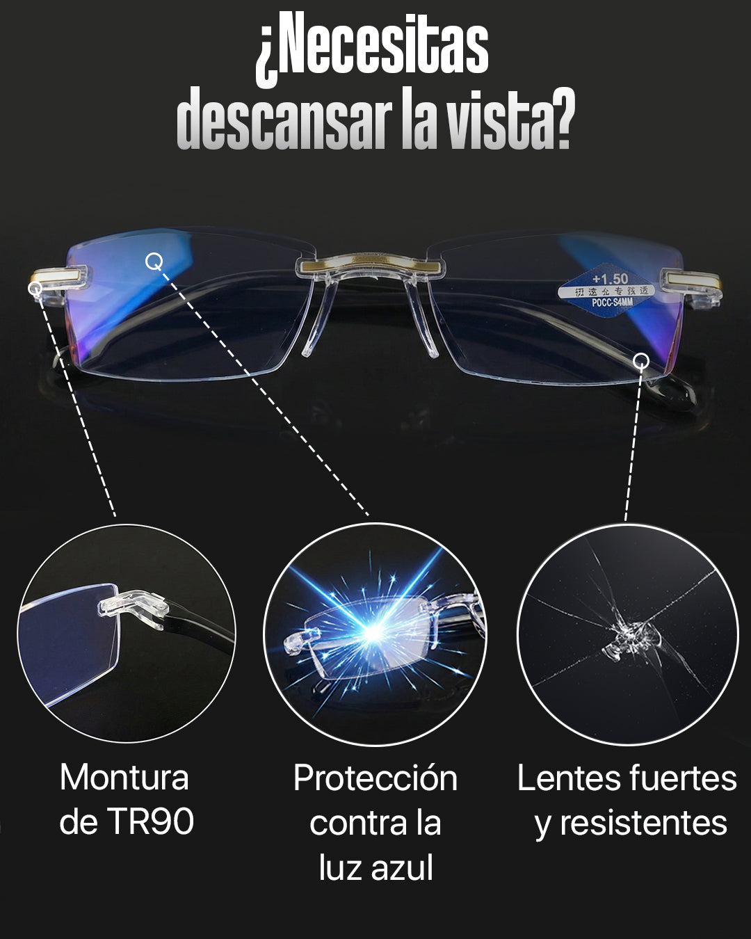 Combo 2 Gafas Tr90 Fotocromatica