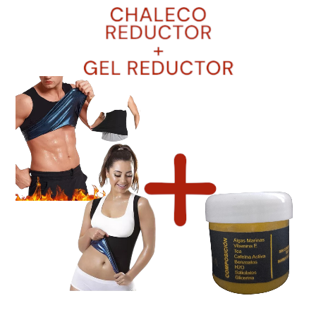 Combo Reductor Pro: Chaleco Térmico + Gel Quemador de Grasa