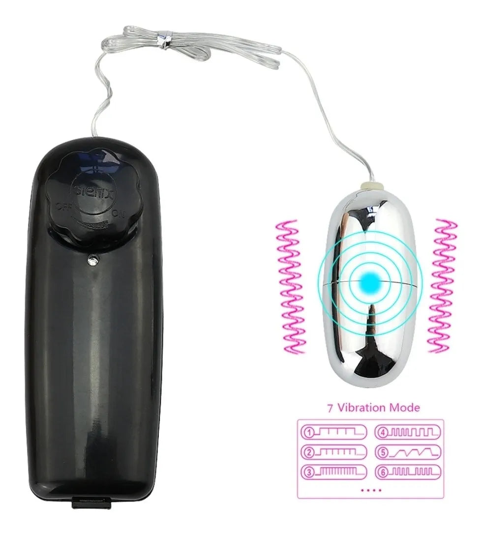 Huevo Vibrador Monster Metalizado