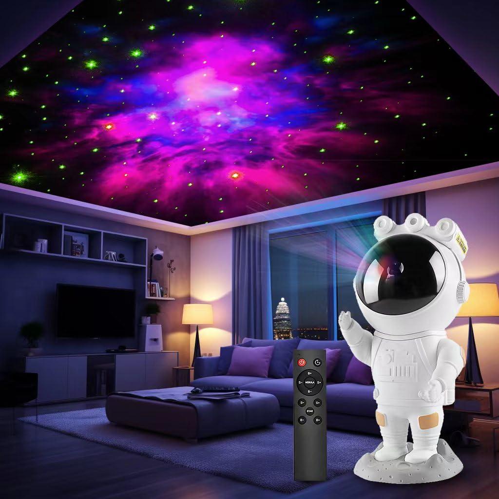 Proyector Lampara Parlante Astronauta