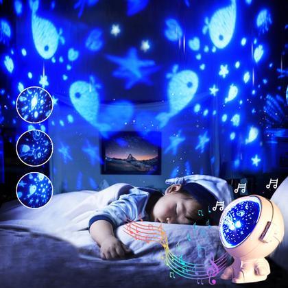 Proyector Lampara Parlante Astronauta